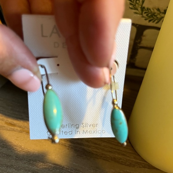 Women's Amazonite EarringsNWT Beautiful Sterling Silver-see below for offer - Picture 7 of 8